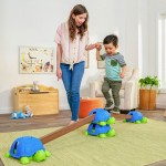 Joc de Echilibrul si Balans cu Broscute Testoase KidKraft Turtle Totter Balance Beam  Interior - Exterior